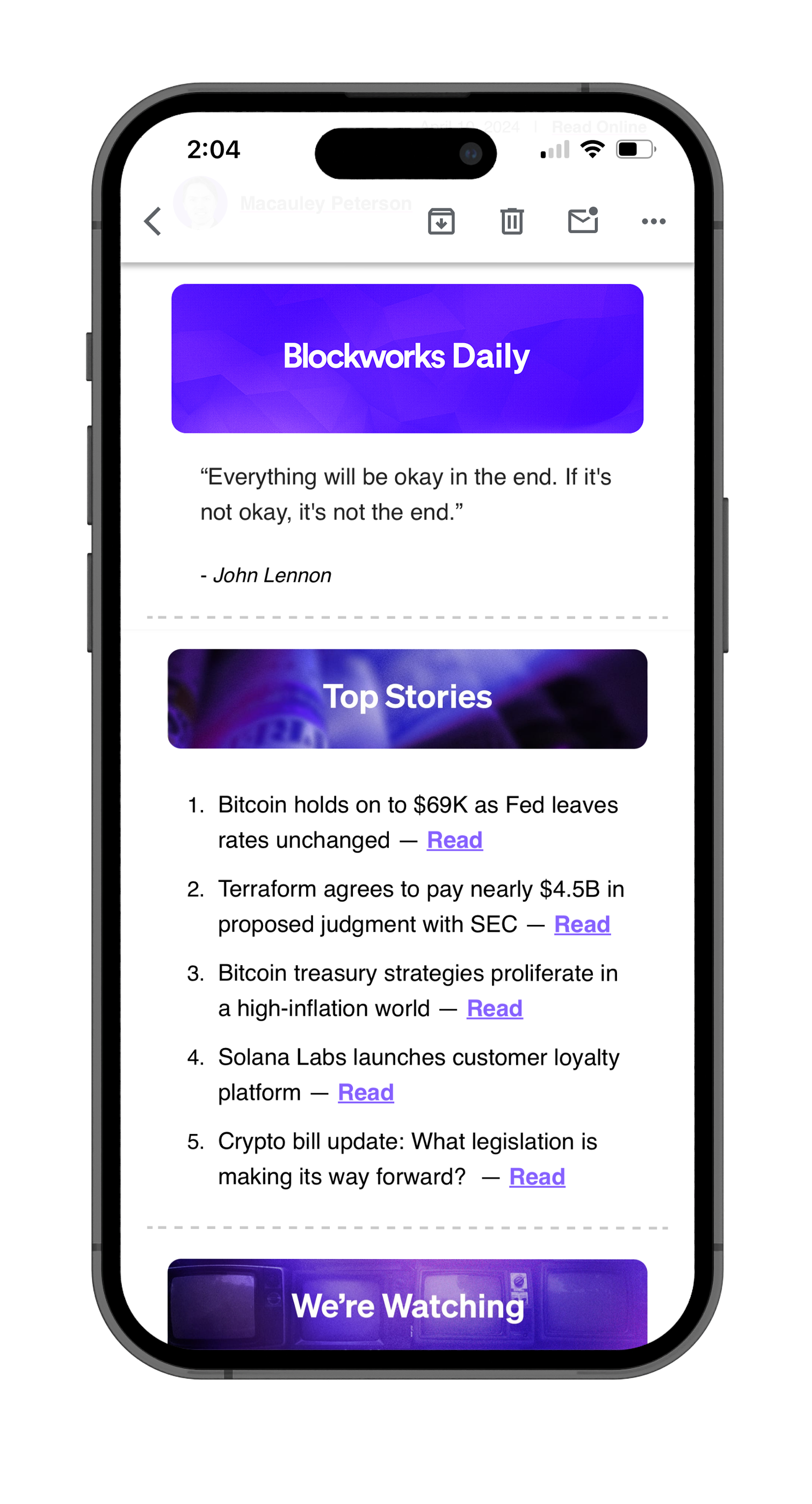 newsletter